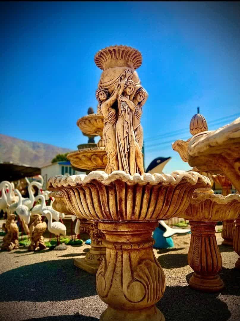 آبنما مجسمه دار بتن گلاس مقاوم مستحکم ویلایی شیک|مصالح و تجهیزات ساختمان|مشهد, سجادیه|دیوار