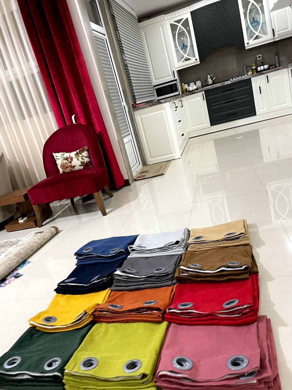 پرده اماده ونیزیا|پرده، رانر، رومیزی|کرج, کرج نو|دیوار