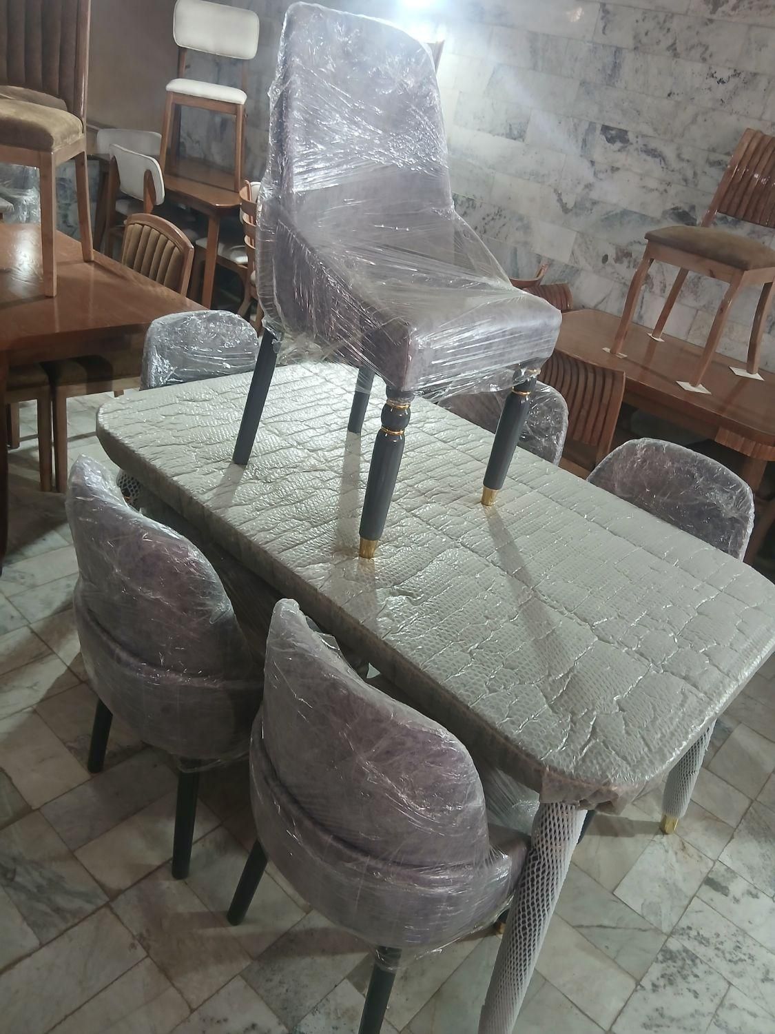 میز و صندلی ناهارخوری6نفره مدل لینا/ناهارخوری|میز و صندلی غذاخوری|اصفهان, رهنان|دیوار