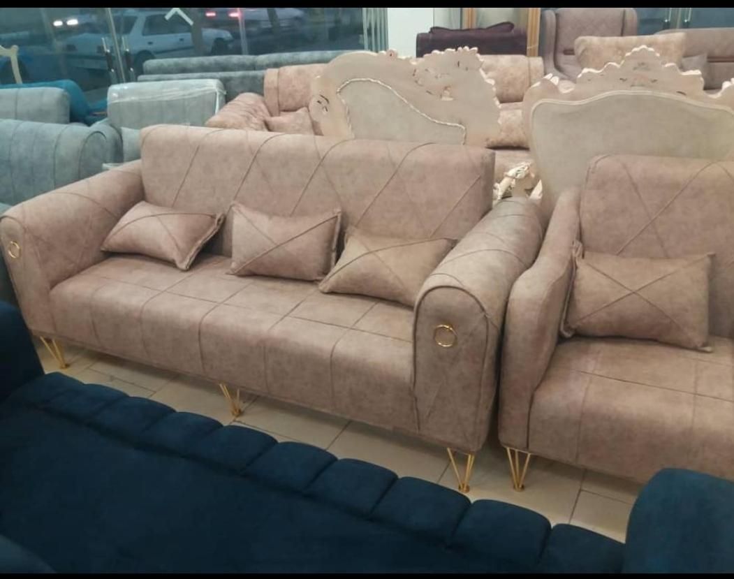 مبل « ماهان »جهیزیه عروس پارکر (تولیدی ارزانکده)|مبلمان خانگی و میز عسلی|خرم‌آباد, |دیوار