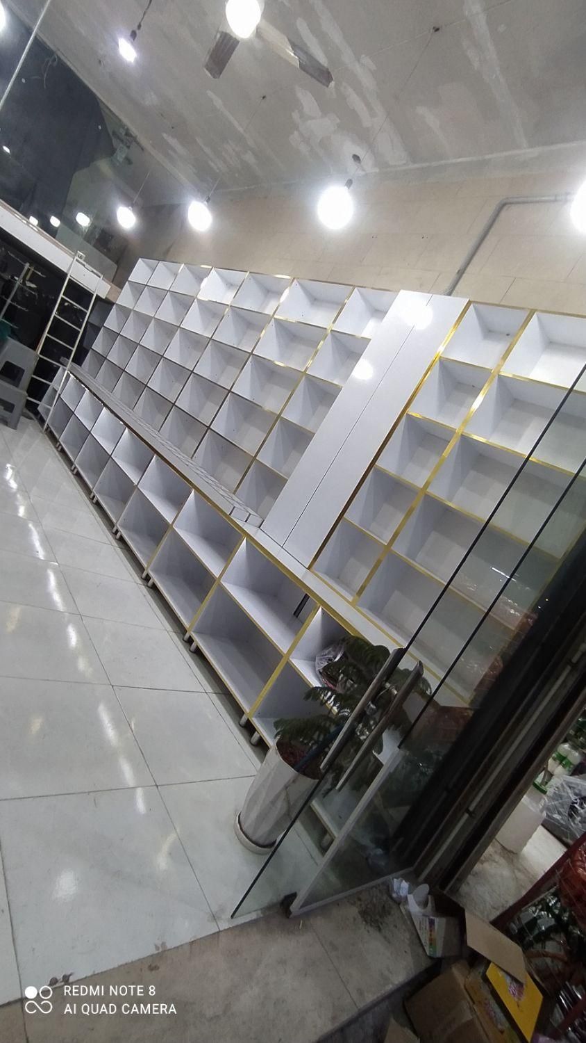 قفسه ام‌دی‌اف|کتابخانه، شلف، قفسه‌های دیواری|پاکدشت, |دیوار