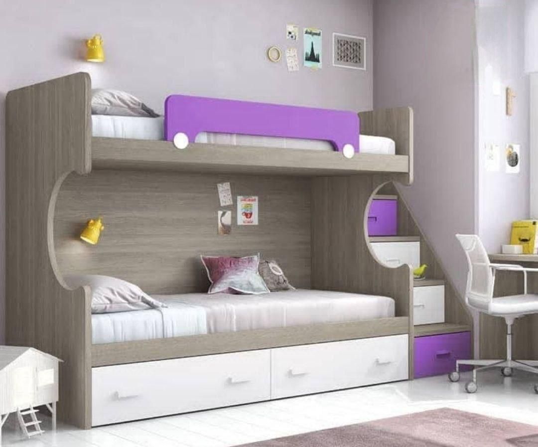 تخت خواب(سرویس خواب)دوطبقه نوجواان|تخت و سرویس خواب|تبریز, |دیوار