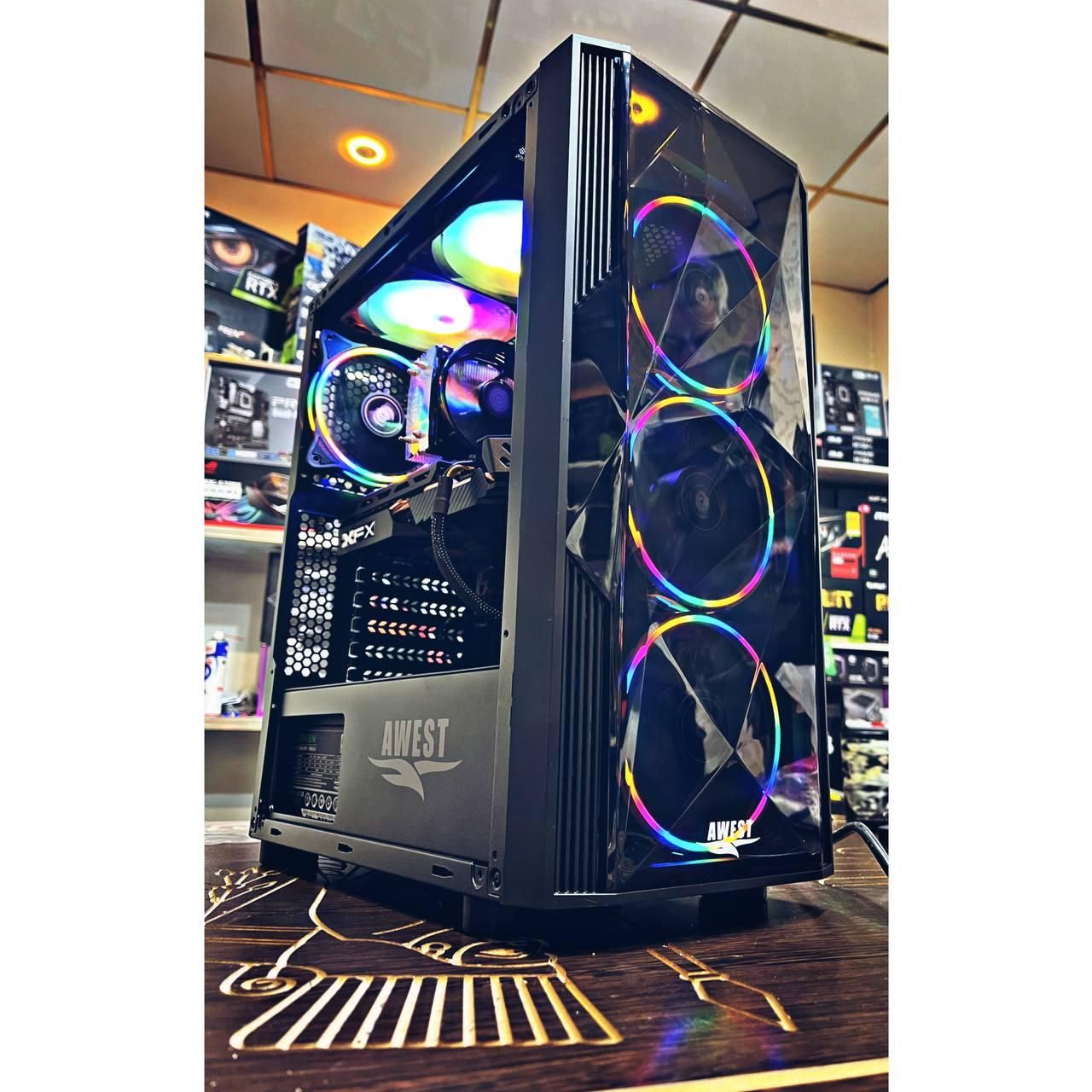 کامپیوتر گیمینگ 8 گیگ گرافیک ۱۶ گیگ رم3570k rgb i5|رایانه رومیزی|تهران, اندیشه (شهر زیبا)|دیوار