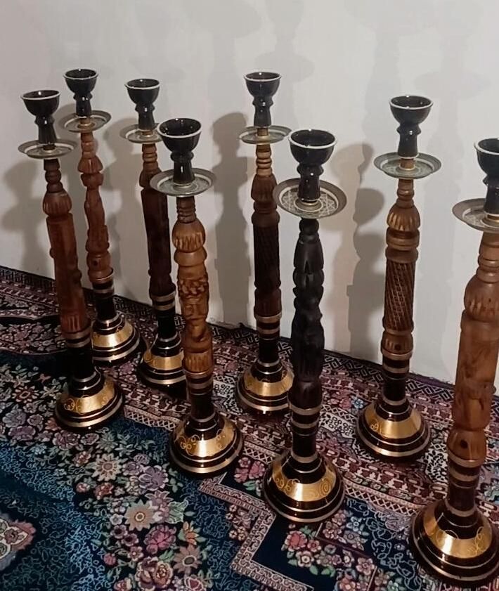 قلیان رخ.تنه اصل مغز گردو.عکسها گویای همچی هست.|صنایع دستی و سایر لوازم تزئینی|گنبد کاووس, |دیوار
