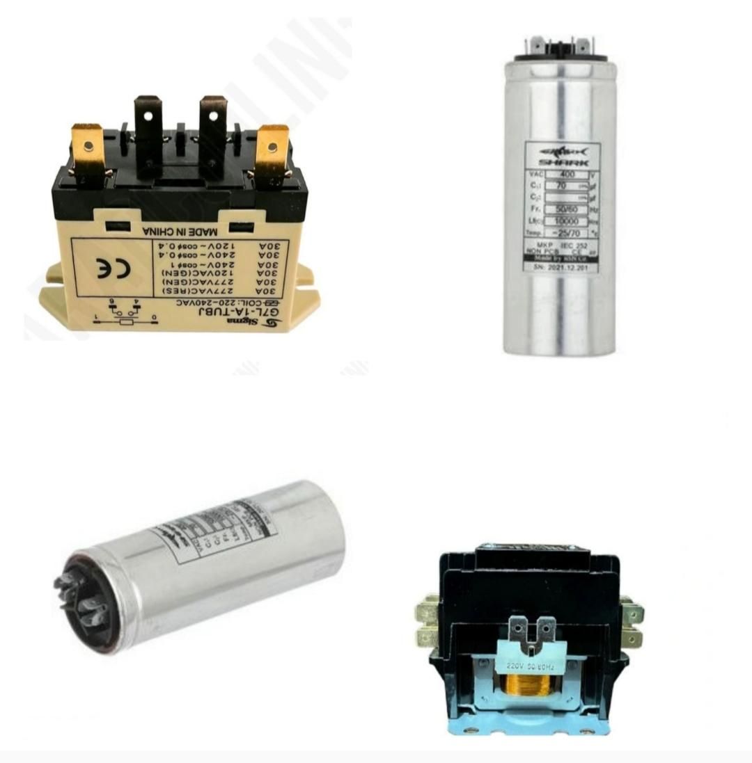 خازن کنتاکتور رله کولر گازی|کولر گازی و فن‌کوئل|تهران, خاوران|دیوار