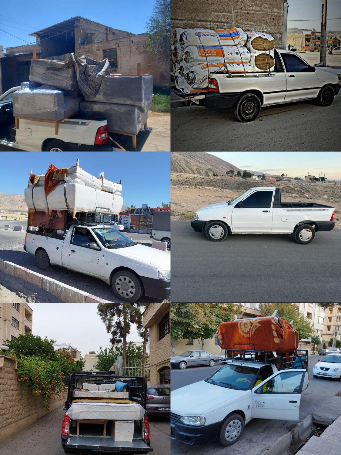 وانت بار تلفنی باربری حمل بار اسنپ|خدمات حمل و نقل|شیراز, عادل آباد|دیوار