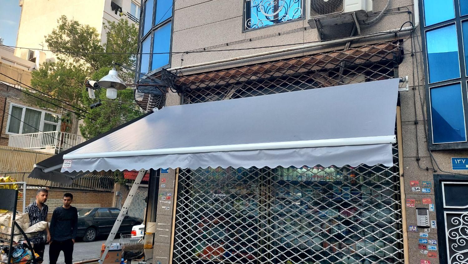 پارچه۴۵۰گرمی pvc  سایبان|فروشگاه و مغازه|تهران, تهرانسر شمالی|دیوار