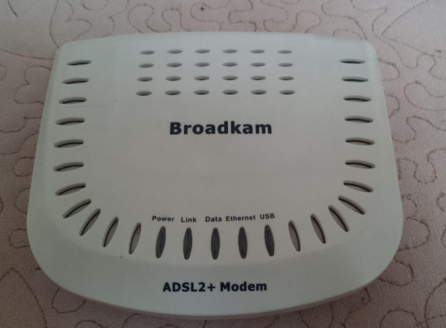 مودم ADSL2 BROADKAM PJ871 بدون وای فای|مودم و تجهیزات شبکه|تبریز, |دیوار