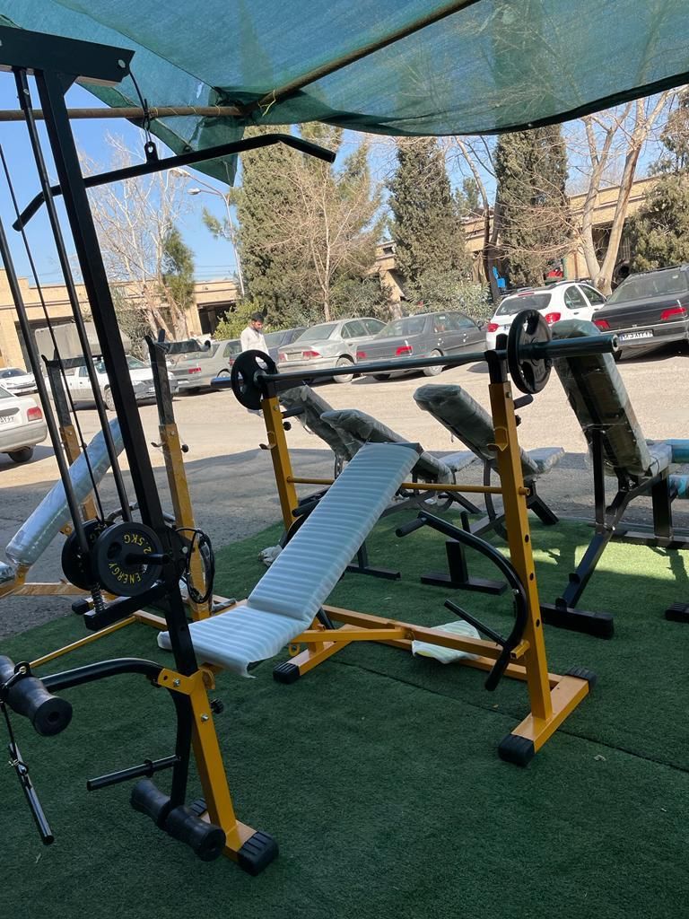 دستگاه بدنسازی خانگی عرض ۱۰۰حرفه ای فروش|تجهیزات ورزشی|اصفهان, شهرک صنعتی امیرکبیر (شاپور جدید)|دیوار