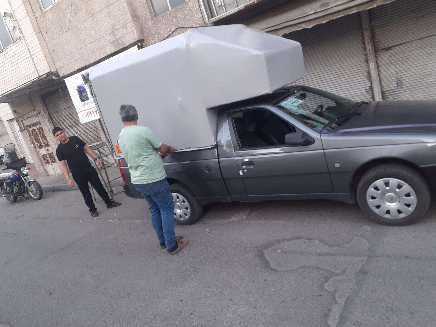 چادربرزنت وانت پیکان،نیسان،مزدا،اریسان،پرایدوانت|قطعات یدکی و لوازم جانبی|تهران, مینابی|دیوار