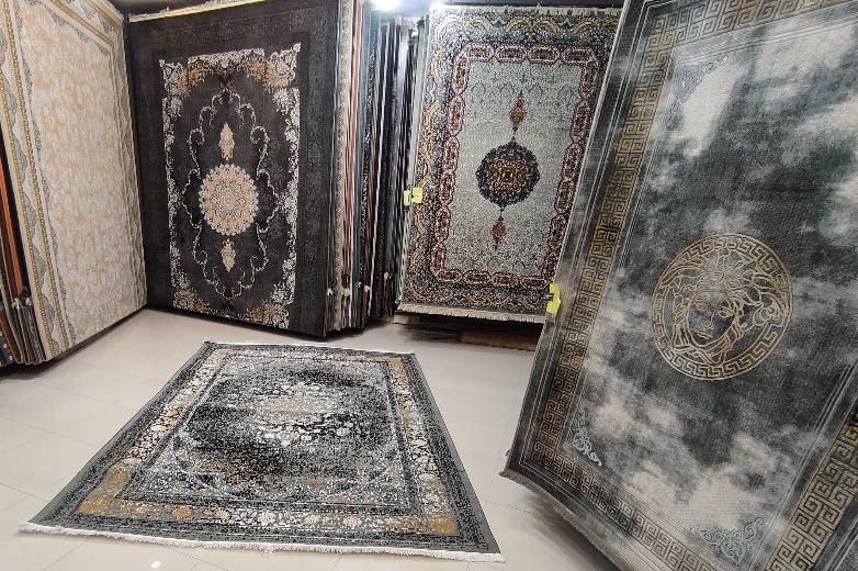 فرش طرح اطلسی توسی دودی سایز۶و۹و۱۲متری|فرش|مشهد, ایثارگران|دیوار