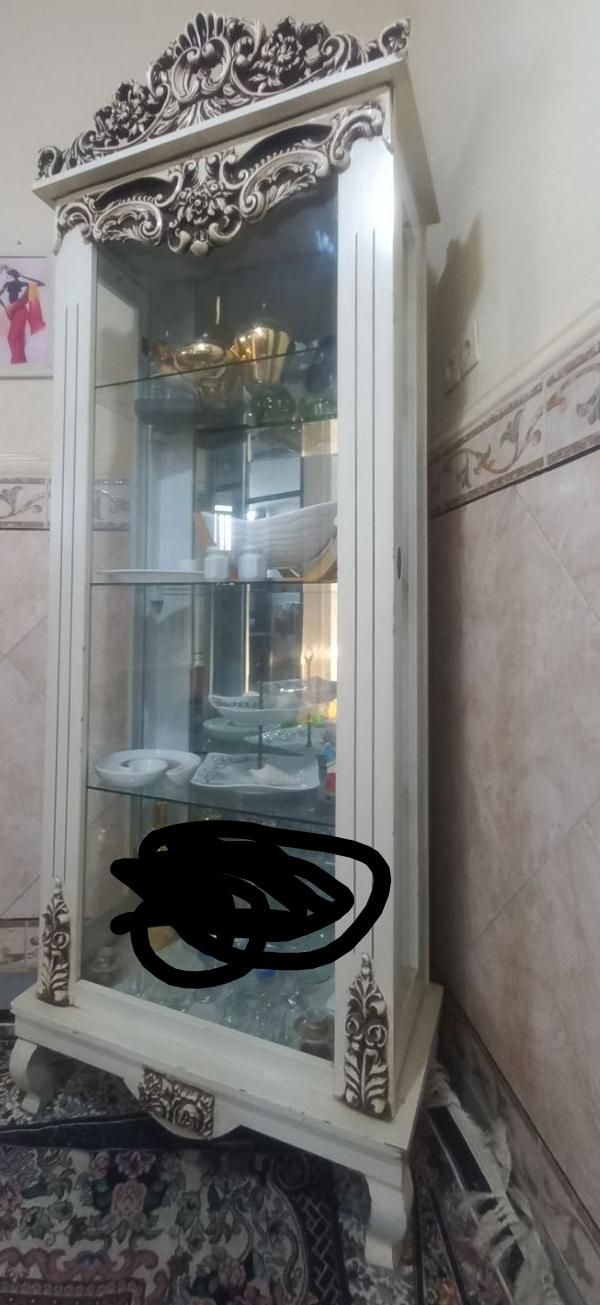 بوفه چوبی همراه با میز تی وی|بوفه، ویترین، کنسول|اهواز, کوی رمضان|دیوار