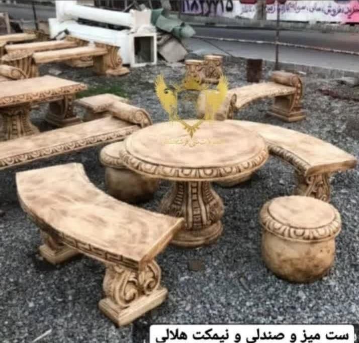 میز صندلی نیمکت بتنی آبنما گلدان مجسمه فرشته|مصالح و تجهیزات ساختمان|چالوس, |دیوار