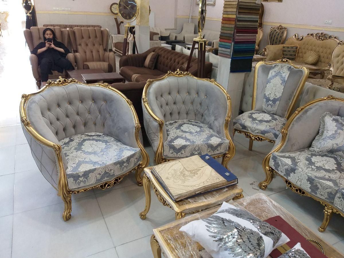 مبل زمرد تمام چوب|مبلمان خانگی و میز عسلی|اهواز, کوی ترابری|دیوار