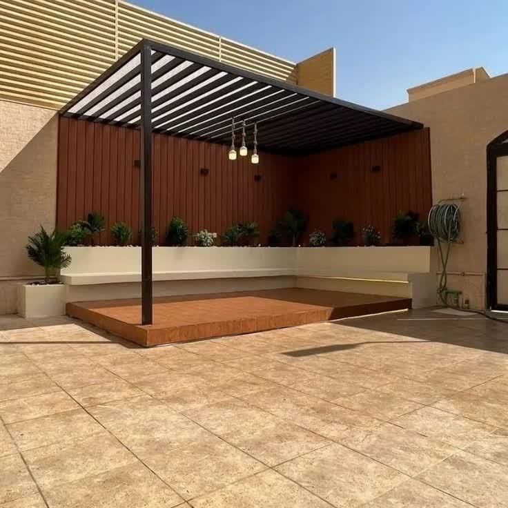 طراحی واجرای روفگاردن پرگولا تاپ  محوطه چمن|مصالح و تجهیزات ساختمان|مشهد, کشاورز|دیوار