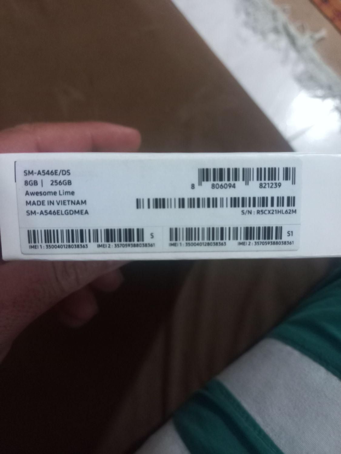 سامسونگ سامسونگ Galaxy A54 با حافظهٔ ۲۵۶ گیگابایت|موبایل|تهران, مشیریه|دیوار