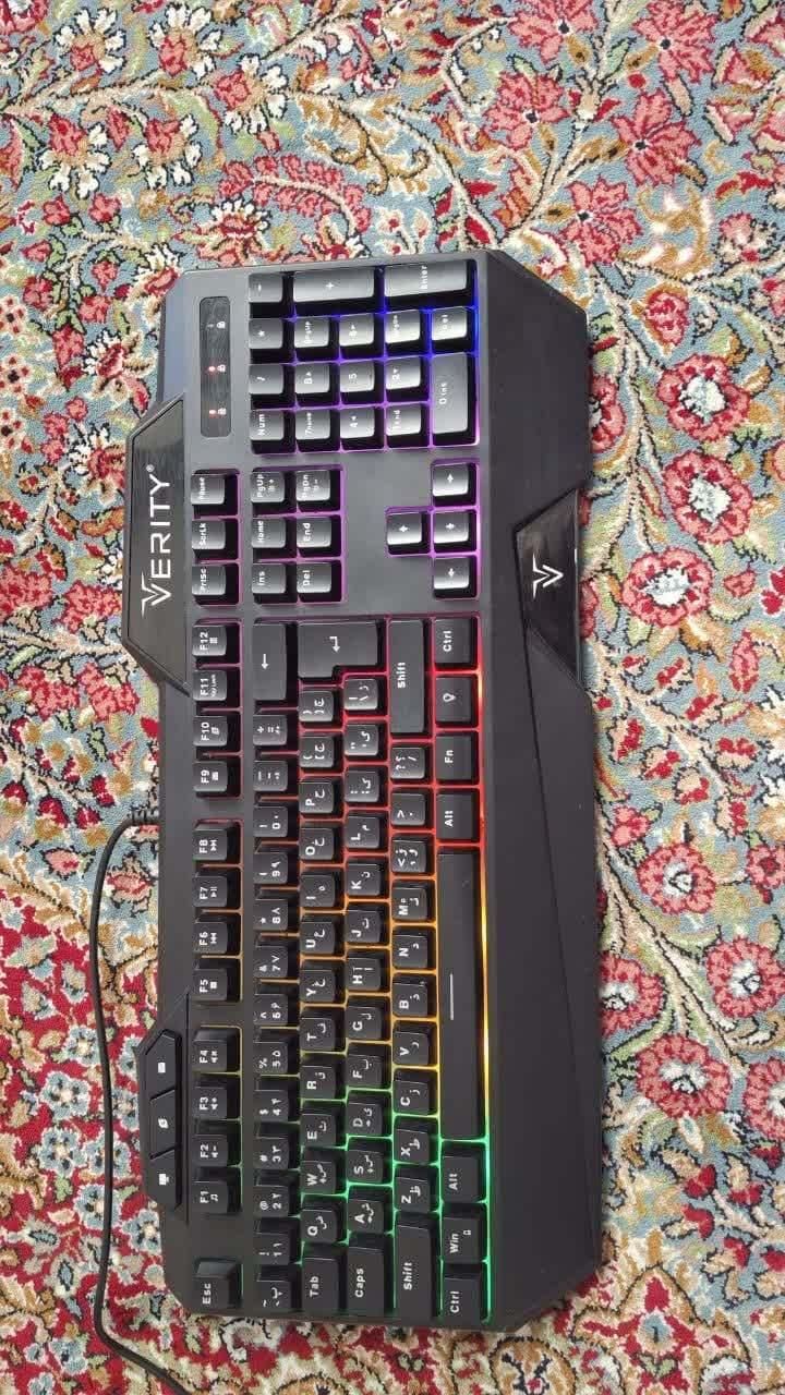 کیبورد گیمینگ مدل VERITY V-KB6111GCW|قطعات و لوازم جانبی رایانه|کرمان, |دیوار