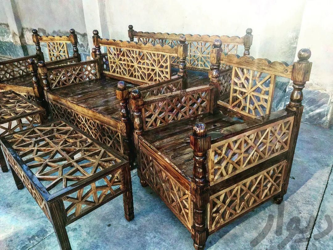 تخت سنتی چوبی|صندلی و نیمکت|تهران, مولوی|دیوار