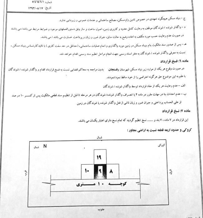زمین تجاری و زمین مسکونی رفسنجان شهرک ایثارگران|فروش دفتر صنعتی، کشاورزی، تجاری|رفسنجان, |دیوار