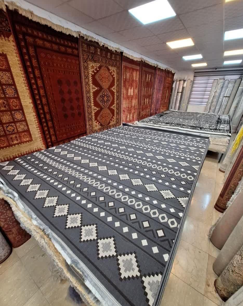 گلیم فرش ۶متری طاووس نگارین ابرنگ|فرش|مشهد, امیر|دیوار