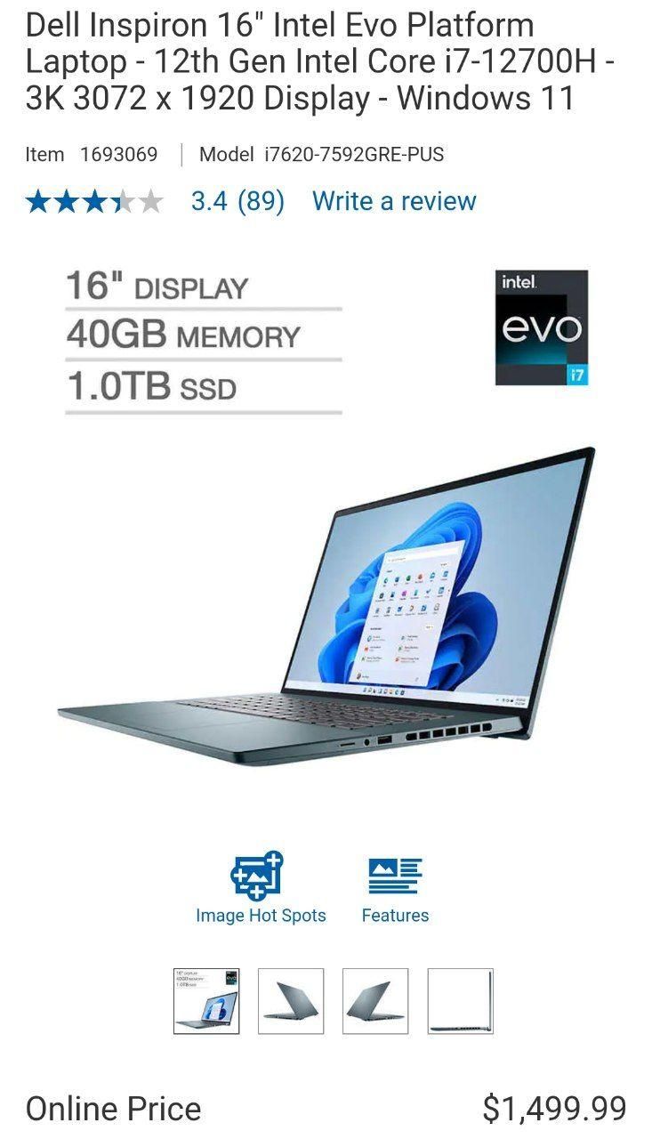 لبتاب دل(dell) مدل ۷۶۲۰i|رایانه همراه|تهران, شهران شمالی|دیوار