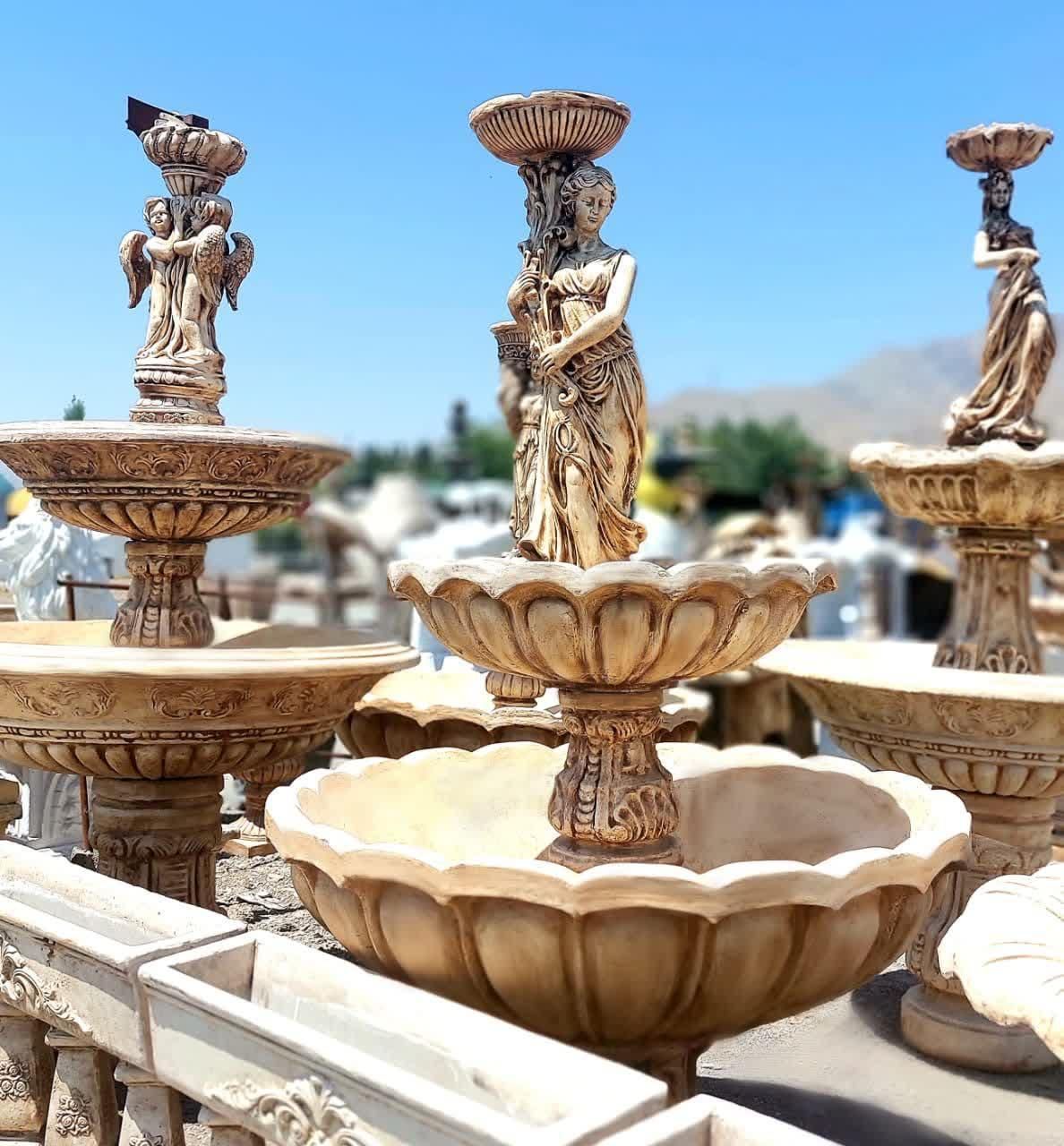 آبنما دوطبقه مجسمه دار بتن گلاس مجلل شیک مقاوم|مصالح و تجهیزات ساختمان|تهران, شهرک دانشگاه|دیوار