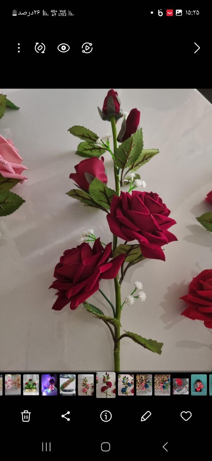 شاخه گل رز مخمل|گل مصنوعی|تهران, مولوی|دیوار