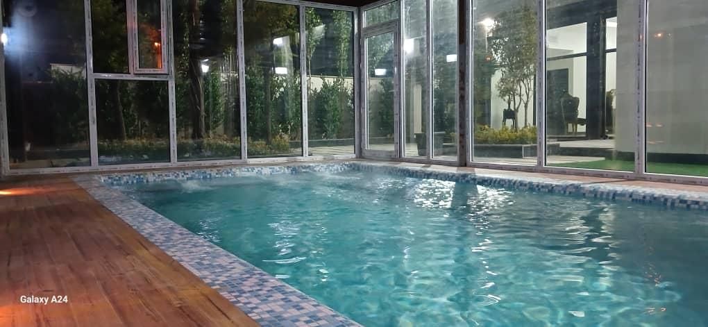 اجازه باغ ویلا استخر سرپوشیده آبگرم|اجارهٔ کوتاه‌مدت ویلا و باغ|ماهدشت, |دیوار