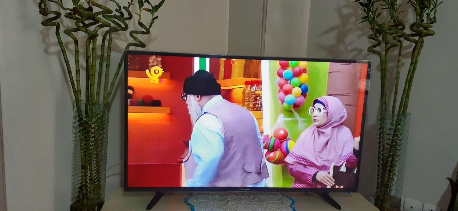 تلویزیون هایسنس ۴۹ اینچ درحدنو|تلویزیون و پروژکتور|ری, |دیوار