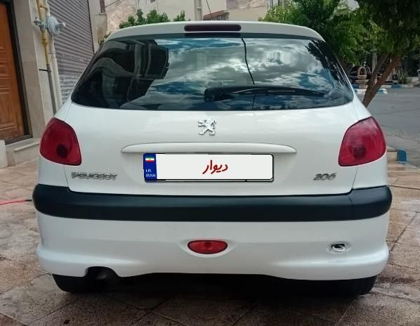 پژو۲۰۶ تیپ ۲ مدل ۱۳۹۴|خودرو سواری و وانت|سمنان, |دیوار