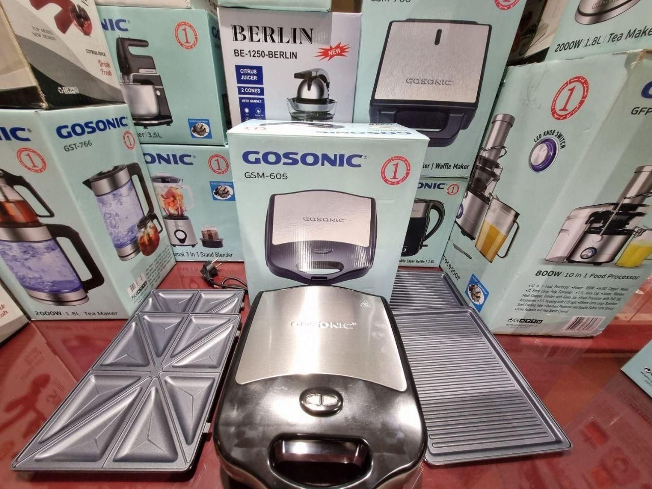 ساندویچ ساز جدید 6 صفحه gosonic  ترکیه|اجاق گاز و لوازم برقی پخت‌وپز|مشهد, کوشش|دیوار