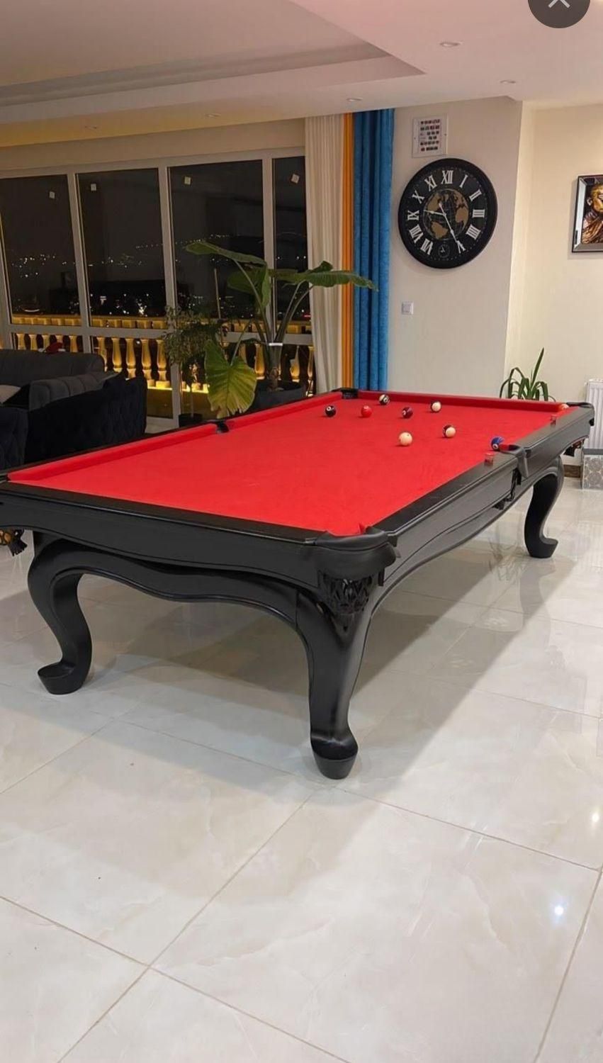 میز بیلیارد پایه آهویی قابلیت ناهار خوری|ورزش‌های توپی|شیراز, شهرک گلستان|دیوار