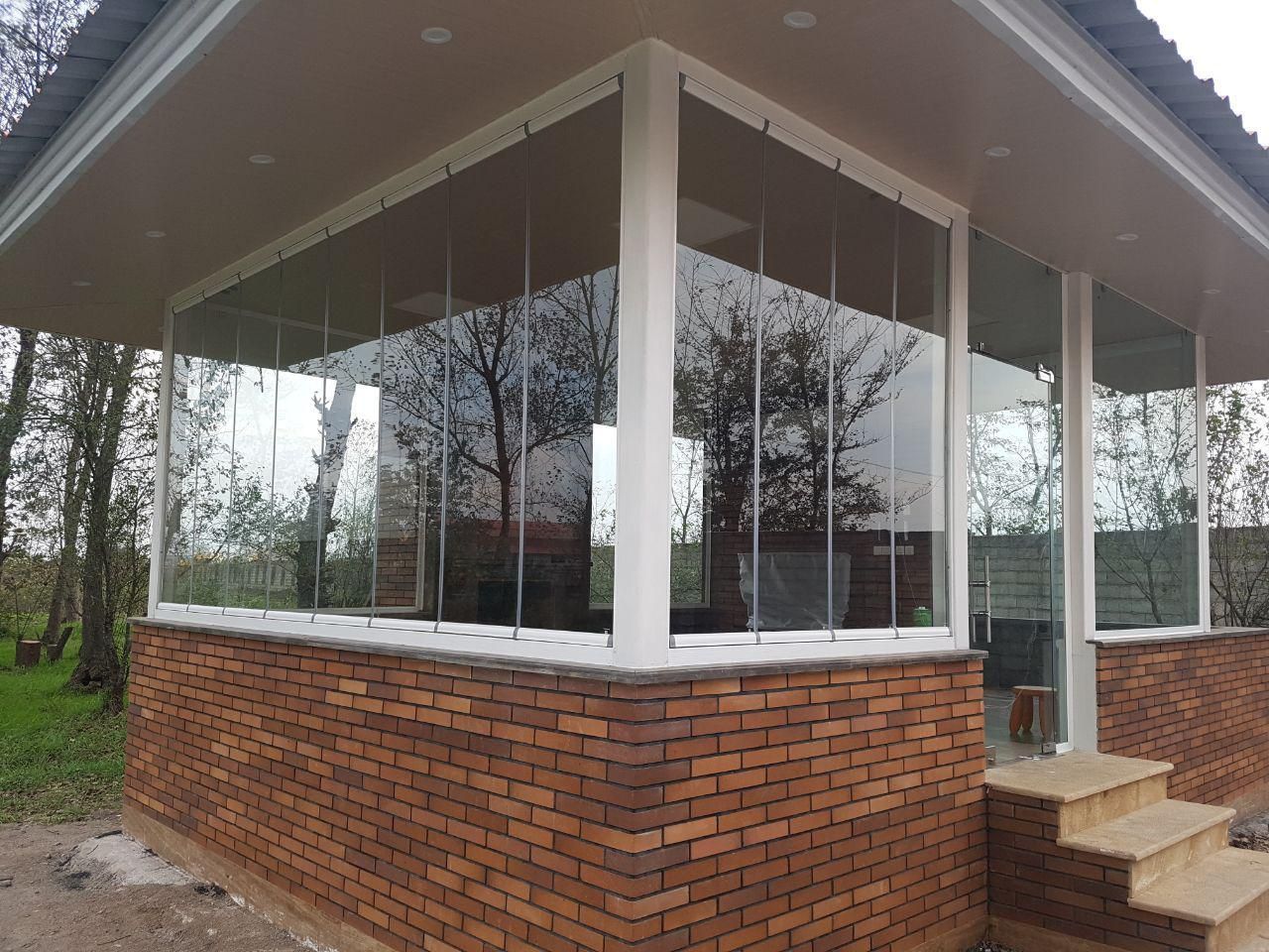 شیشه ریلی و تاشو برای بالکن و تراس|مصالح و تجهیزات ساختمان|کرج, عظیمیه|دیوار