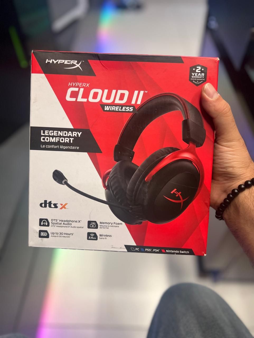 هدست گیمینگ hyperx cloud 2 wireless|قطعات و لوازم جانبی رایانه|تهران, ونک|دیوار