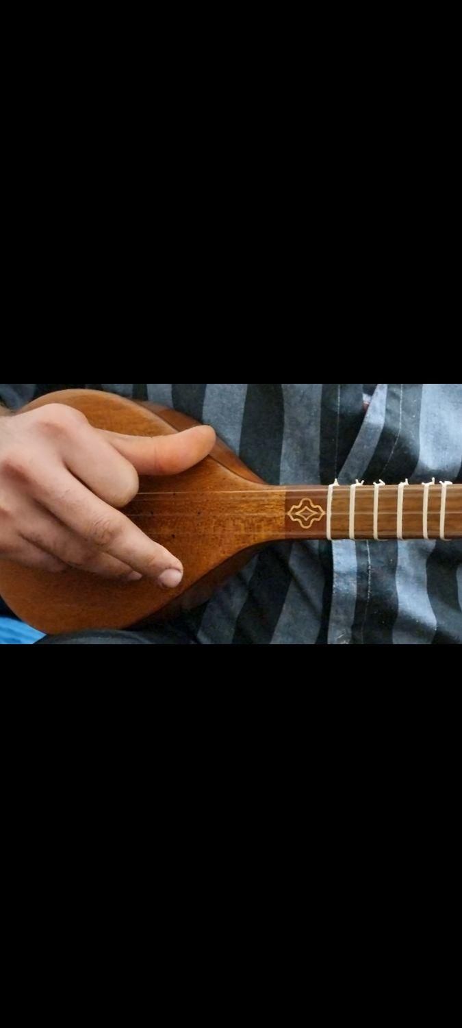 سه تار کاسه بزرگ سه مهر|سازهای سنتی|لنجان, |دیوار