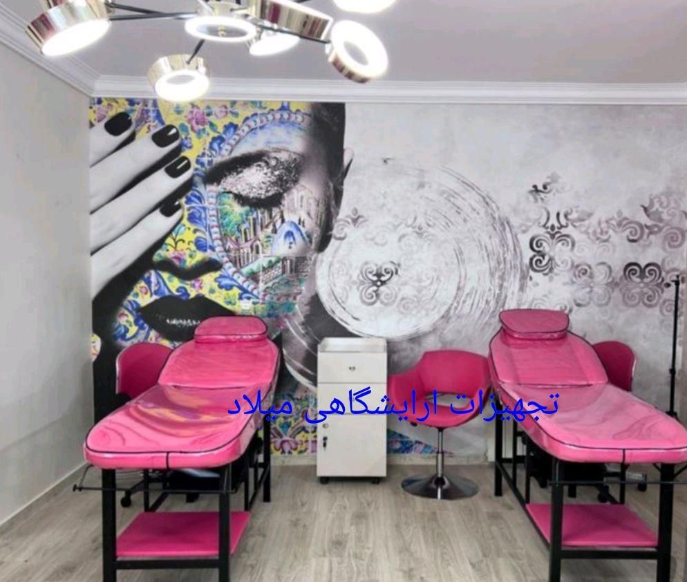 پ تخت پاکسازی پوست مژه ماساژ فشیال لیزرسون|آرایشگاه و سالن‌های زیبایی|کرج, گلشهر|دیوار