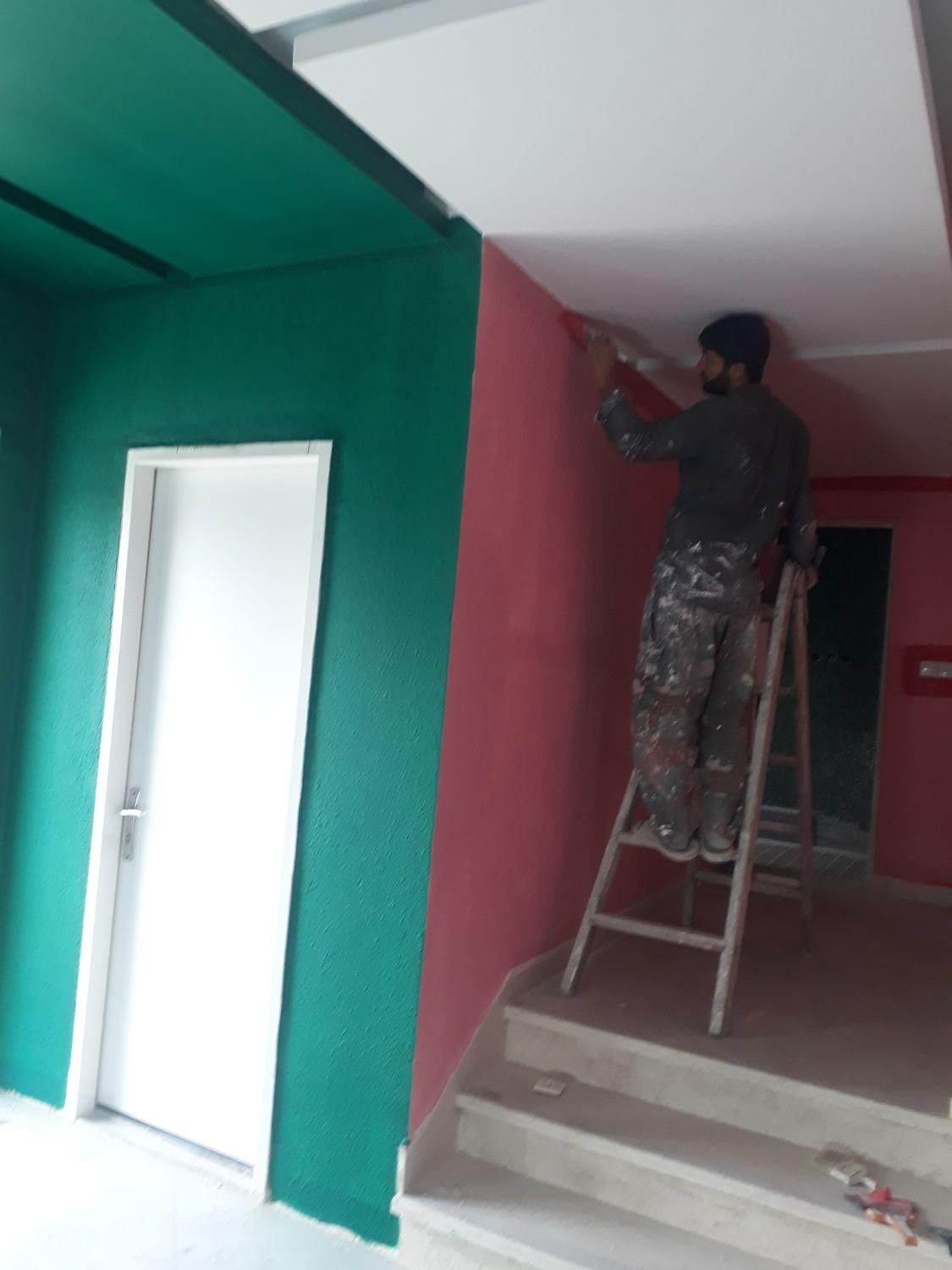 نقاشی ساختمان برف|خدمات پیشه و مهارت|تهران, سعادت‌آباد|دیوار