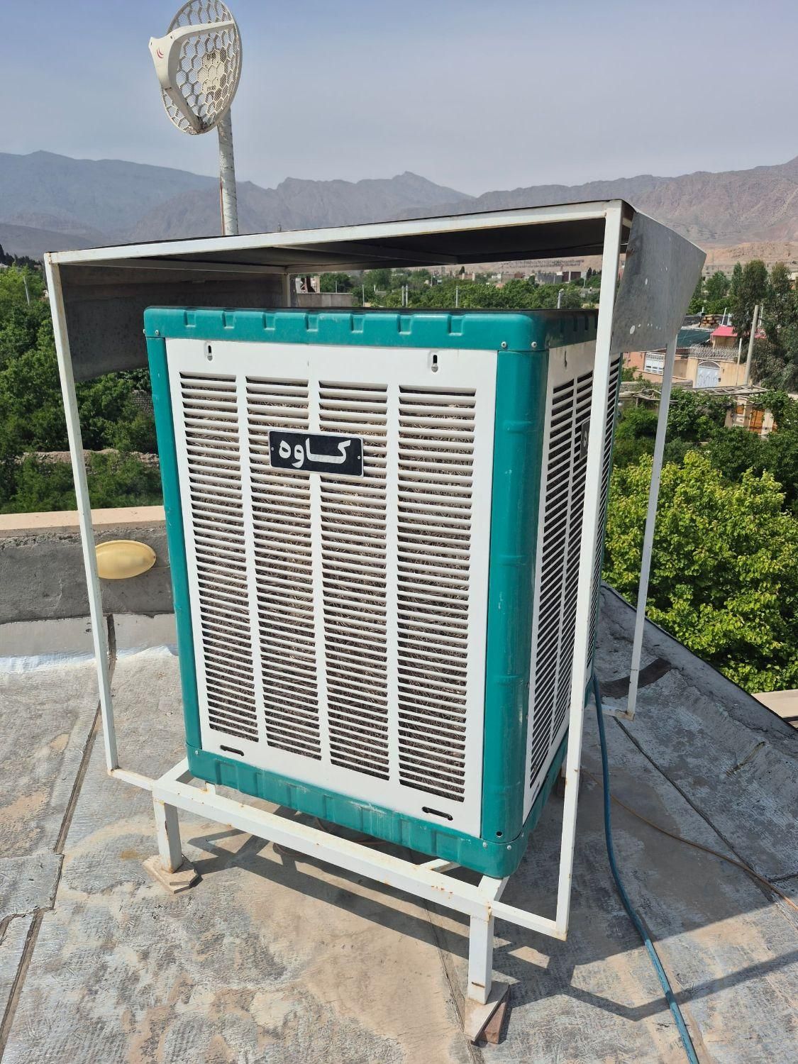 ۲عدد کولر آبی یکجا با سایه بان|کولر آبی|کاشان, الغدیر|دیوار