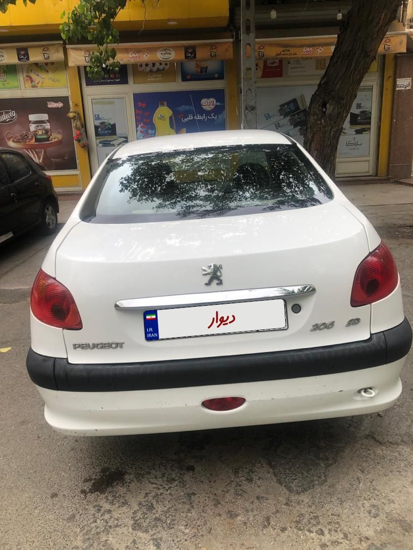 ۲۰۶ sd مدل ۹۴ بدون رنگ|خودرو سواری و وانت|تهران, سیدخندان|دیوار