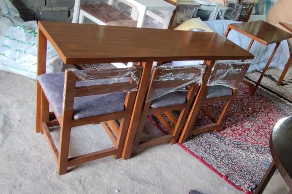 میز نهارخوری ۳ نفره غذاخوری کمجا سه کافه نهار خوری|میز و صندلی غذاخوری|تهران, یافت آباد جنوبی|دیوار
