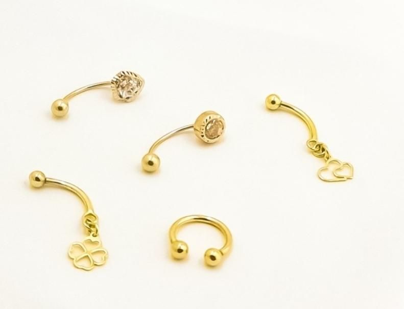 ساخت انواع پیرسینگ های طلا ماهسین|جواهرات|اسلام‌شهر, |دیوار