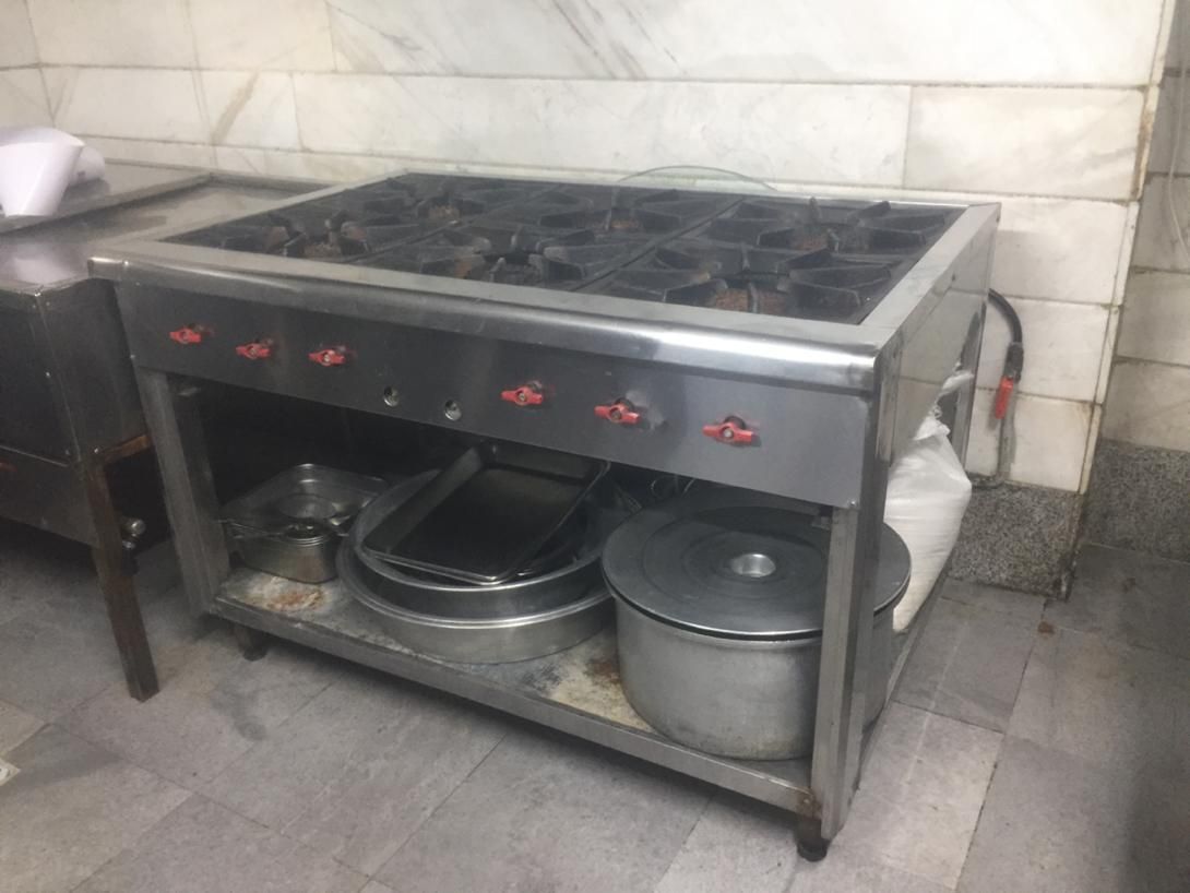 اجاق گاز ۶ شعله صنعتی|اجاق گاز و لوازم برقی پخت‌وپز|تهران, فلسطین (میدان انقلاب)|دیوار