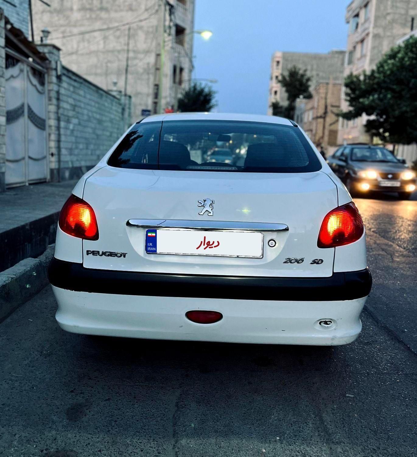 پژو 206 SD V8، مدل ۱۳۹۱|خودرو سواری و وانت|کرج, کمال‌شهر|دیوار