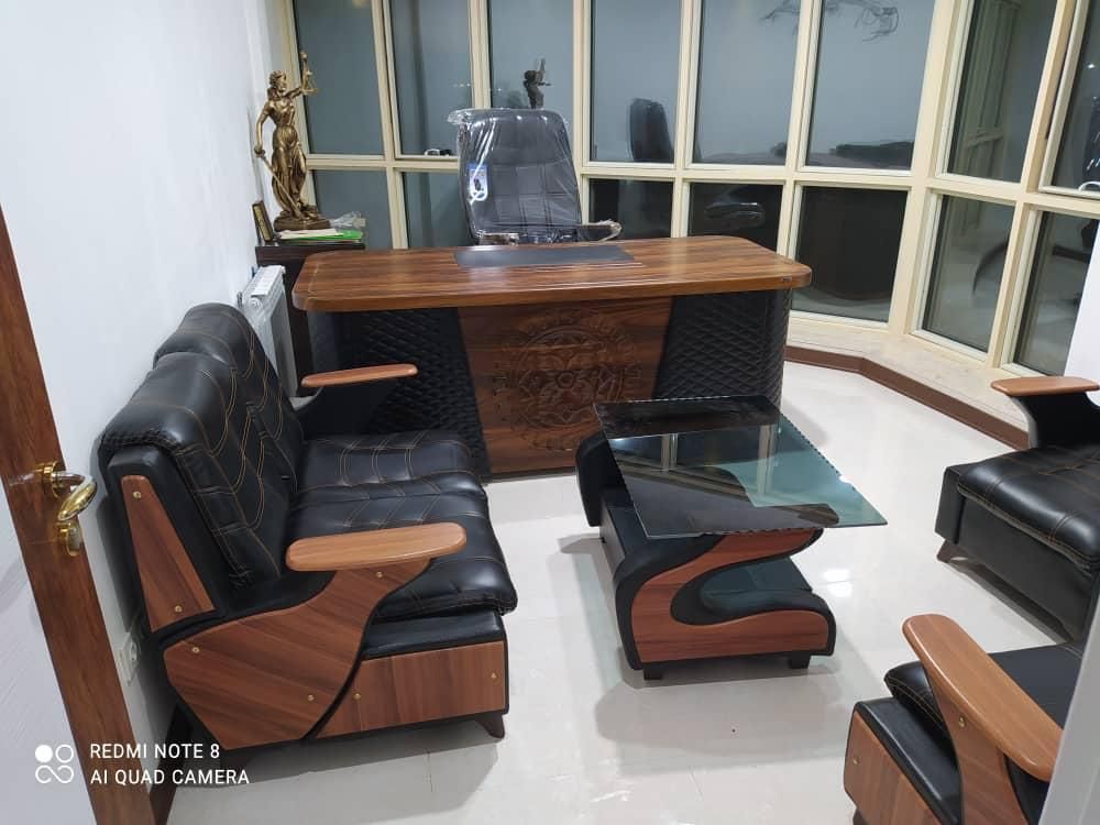ست کامل میز اداری و مبل مدل خزر|دفتر کار|رشت, دیلمان|دیوار