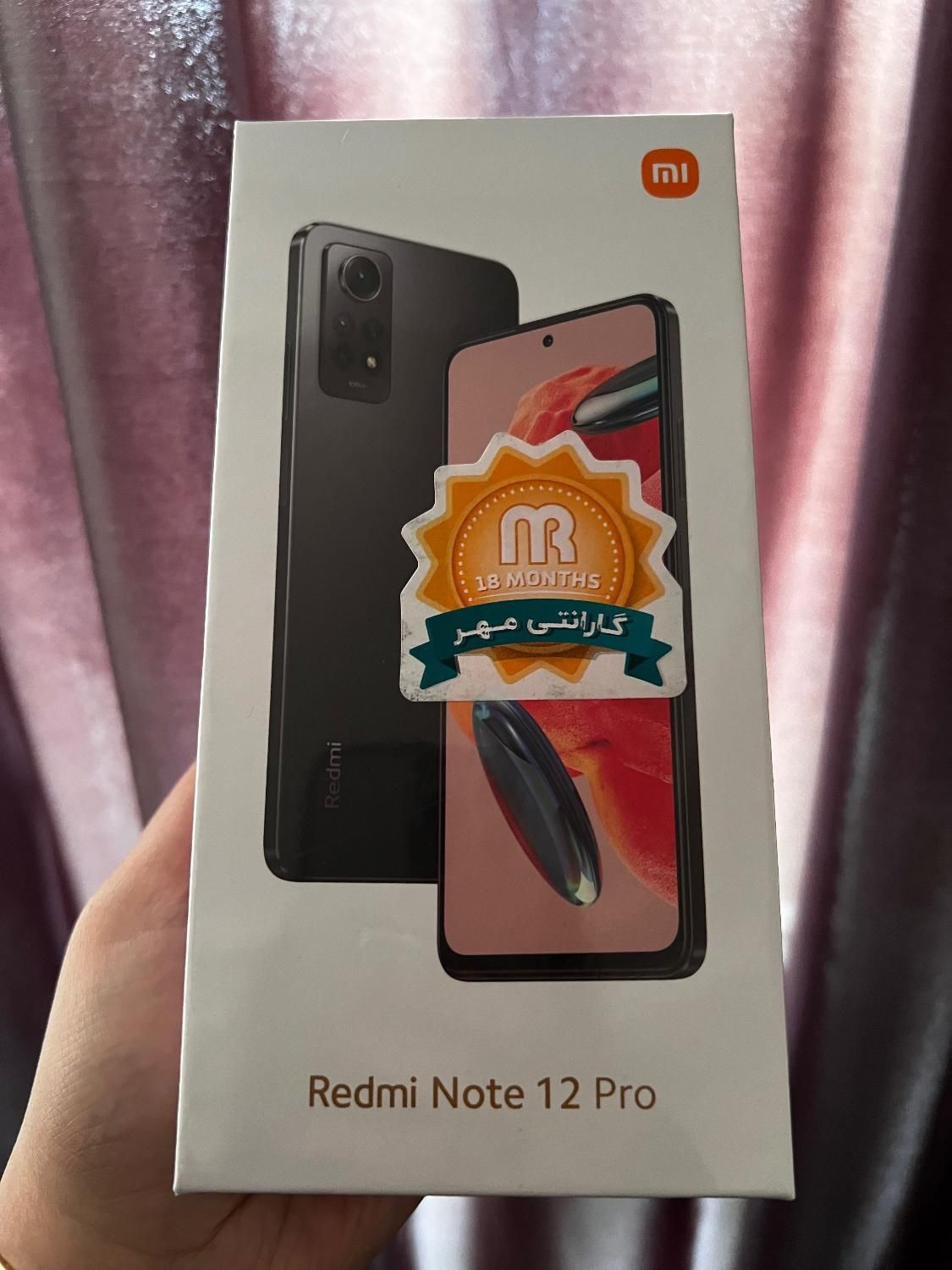 Redmi Note 12 Pro Graphite Gray 8GB RAM 256GB ROM|موبایل|تهران, اختیاریه|دیوار