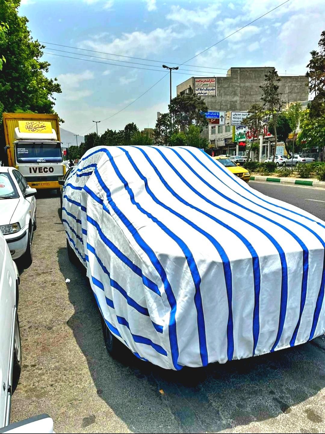 چادر ماشین تیگو۷ و...ضدآب ضدآفتاب|قطعات یدکی و لوازم جانبی|مشهد, فاطمیه|دیوار