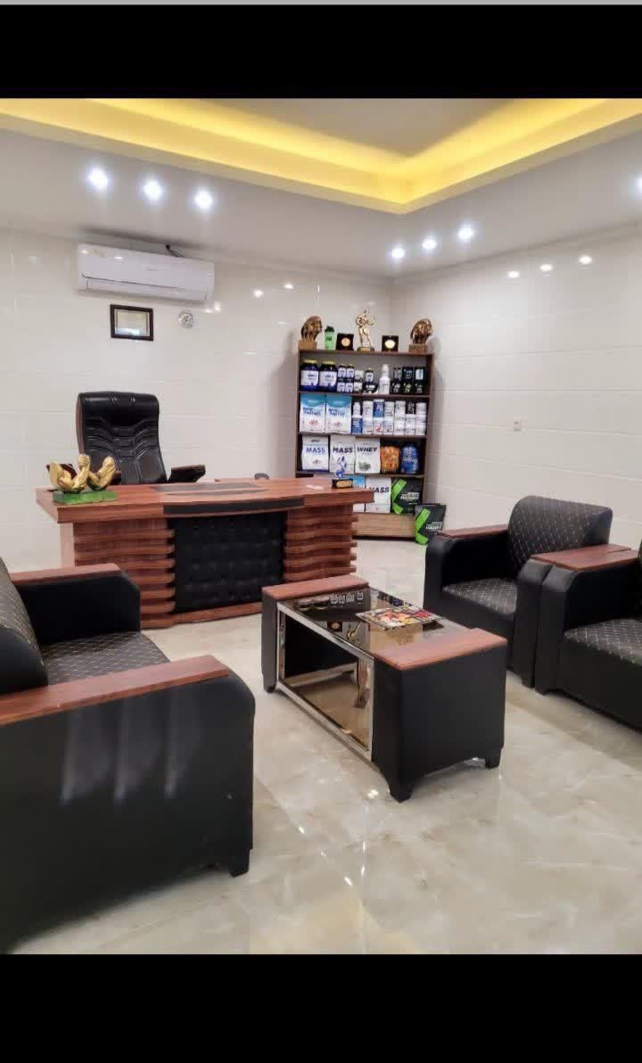 مبل اداری مدل نگین طرح گلدوزی میزنگین اداری مدیریت|دفتر کار|یزد, |دیوار