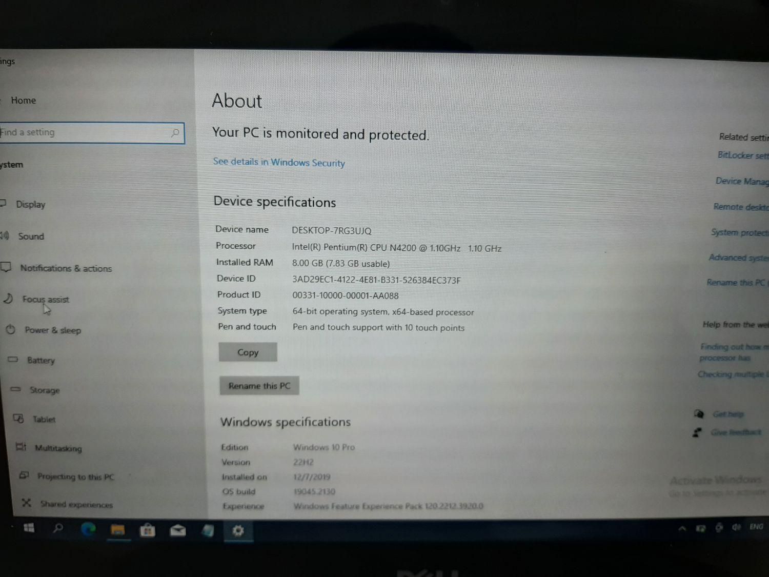لپ تاپ لمسی دل dell|رایانه همراه|تبریز, |دیوار