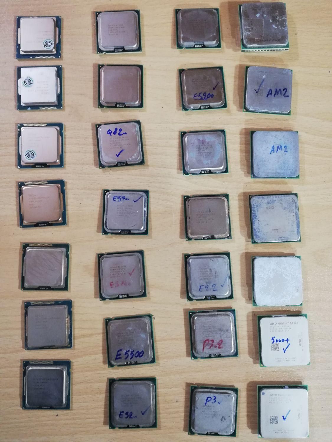 پردازنده CPU کامپیوتر DDR تا DDR4|قطعات و لوازم جانبی رایانه|رشت, رودبارتان|دیوار