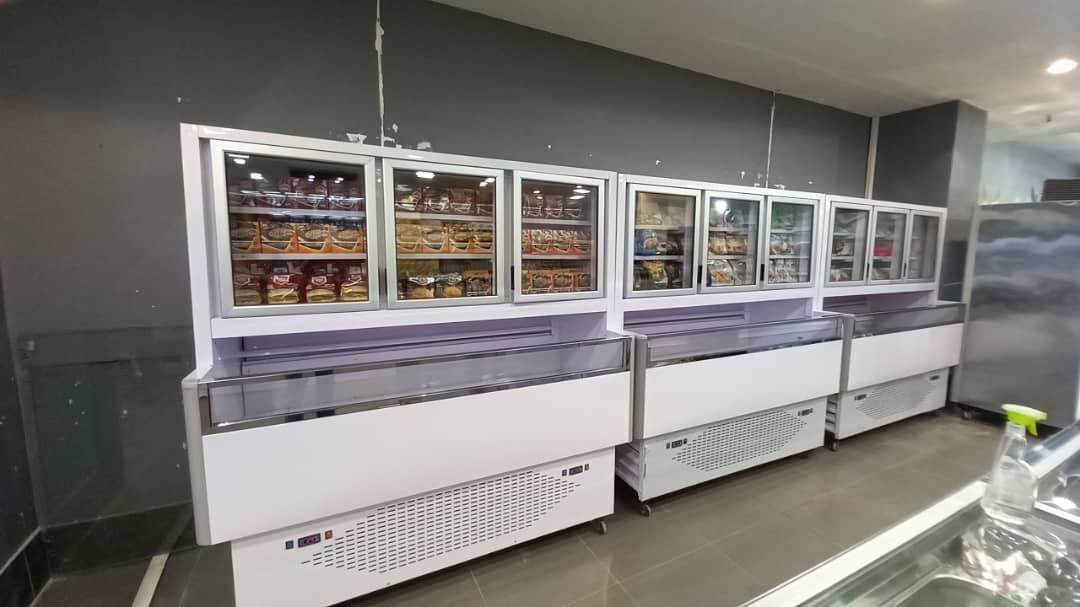 فت قفسه+ یخچال فروشگاهی پروتئین پرده هوا ۳۰متر|کولر گازی و فن‌کوئل|اصفهان, ارغوانیه|دیوار